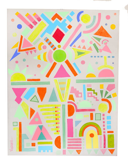 Códigos - a Paint Artowrk by Virginia Alonso González